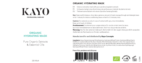 Kayo Organic Hydrating Mask